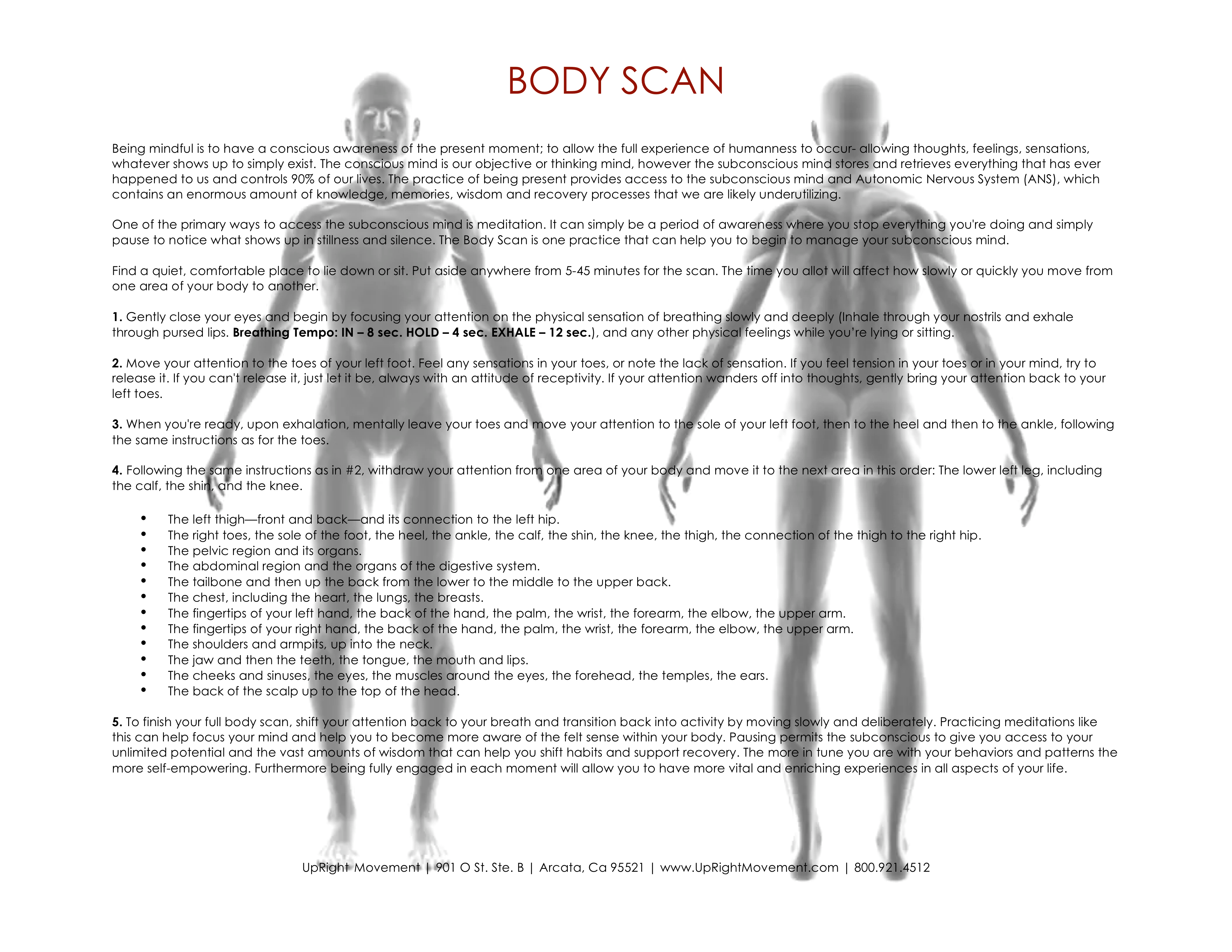 Practicing Awareness: Body Scan